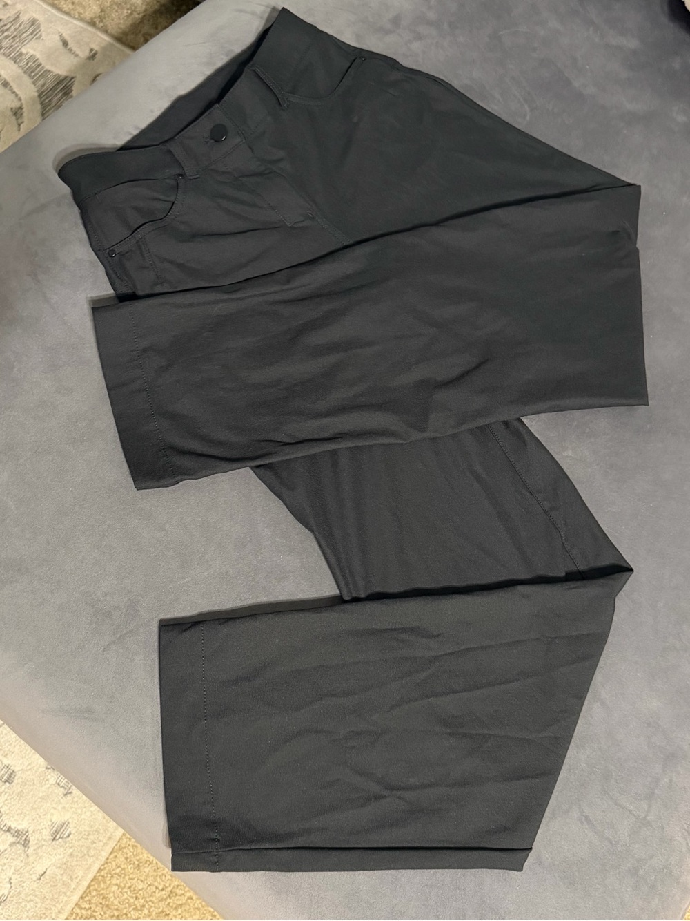 lululemon athletica Black Athletic Pants with Waistband Detail
